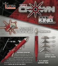 Load image into Gallery viewer, THORN CROWN 125 GRAIN FIXED BLADE BROADHEAD 3-PACK
